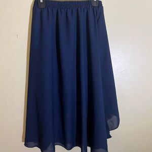 Moonlight Elegant Navy Blue Women's Skirt Size Small